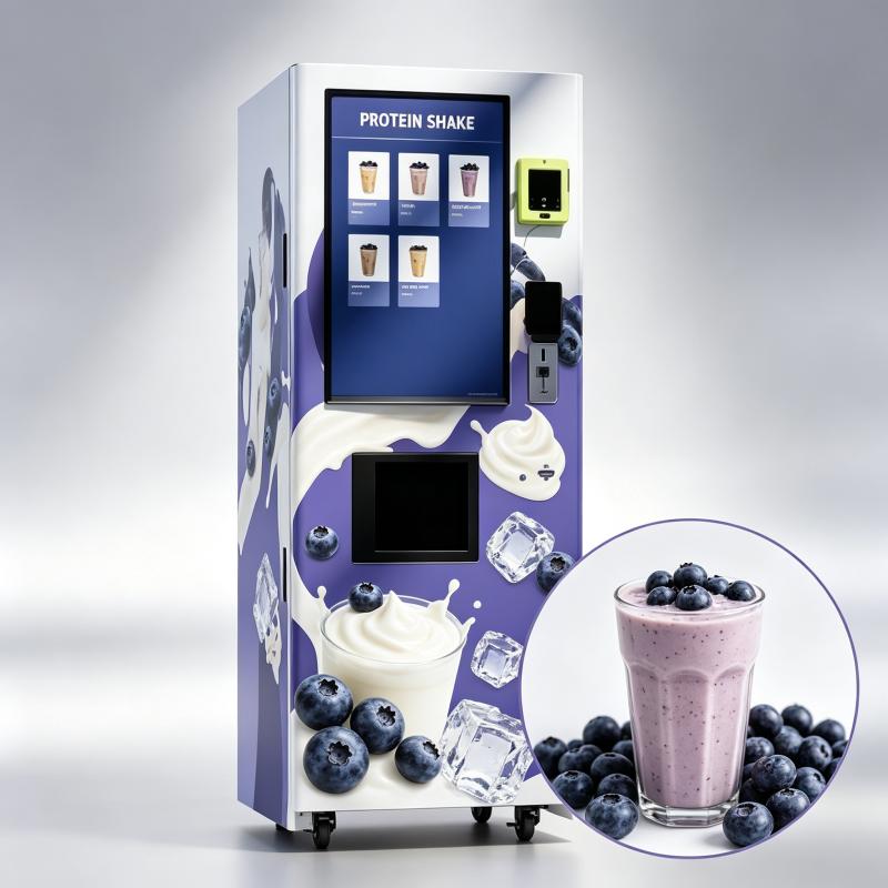 Nutrition Fitness Equipment - スマートプロテインシェイクディスペンサー 業務用自動ミキシングタッチスクリーンキャッシュレス販売システム ジムフィットネス栄養機器