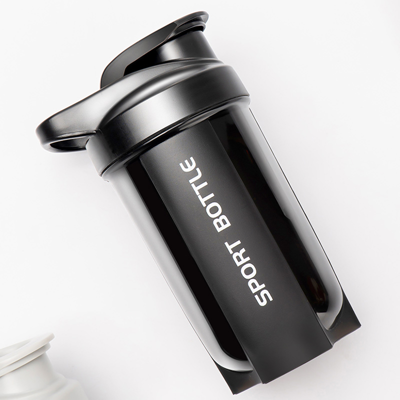 Nutrition And Fitness - ポータブルスポーツパウダーブレンダー,ポータブルボトルウォーキングウォーターボトル,屋外フィットネス用,液晶カップ,スケール付き