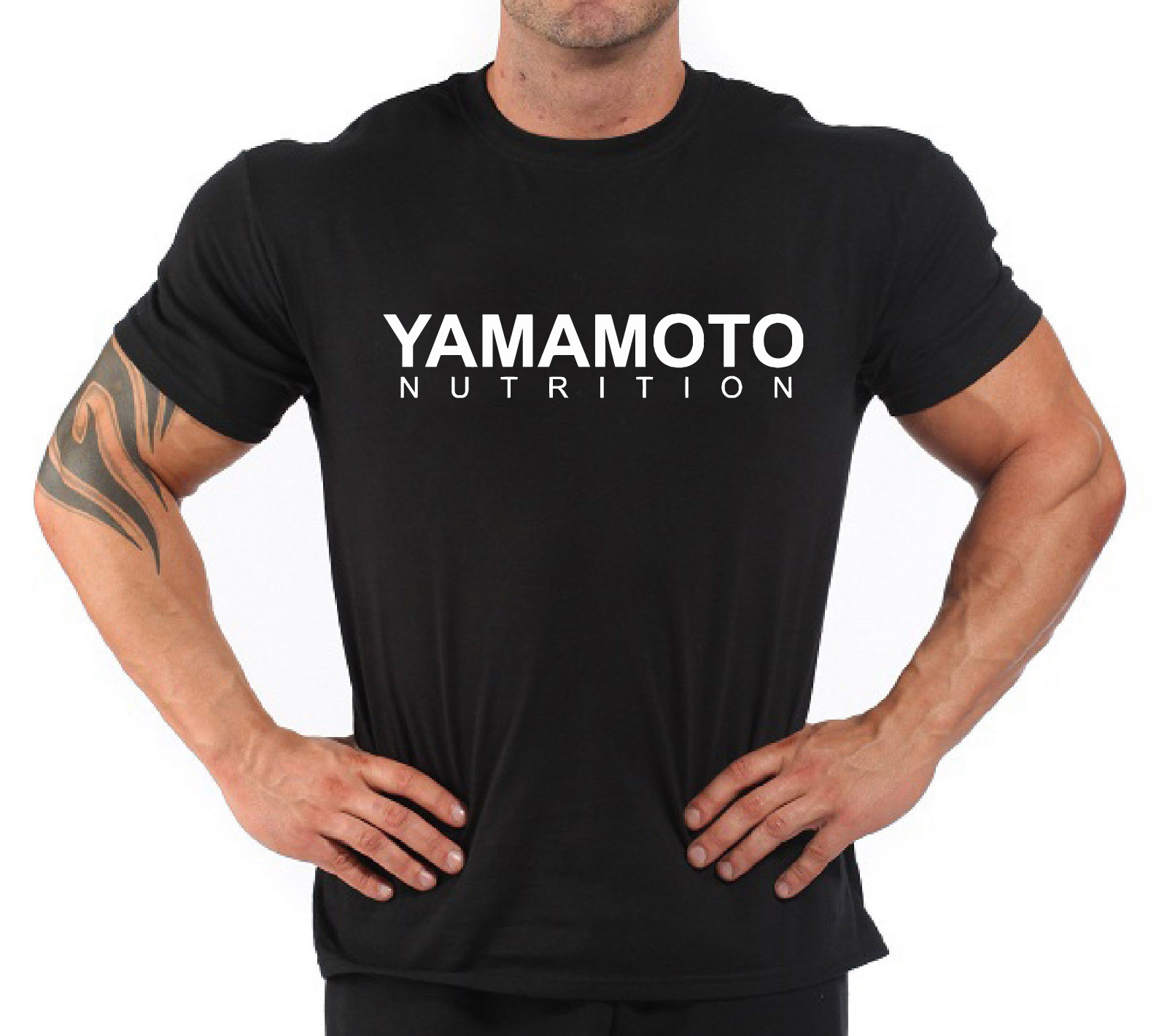 ボディビルディング フィットネス ジム Tシャツ「山本栄養」 - Nutrition And Fitness のレビューと価格