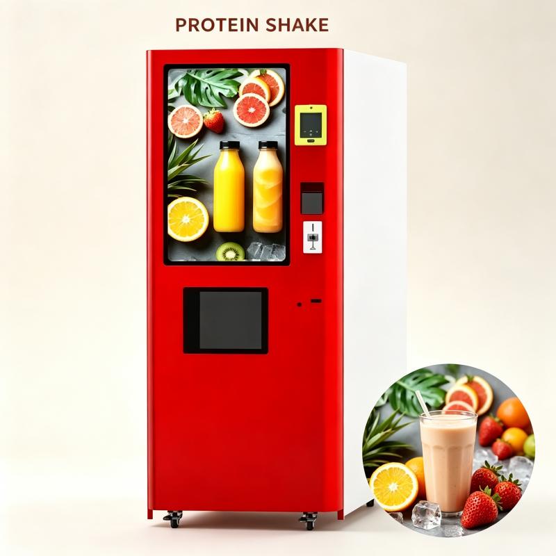 自動業務用プロテインシェイク販売機、フレッシュミックスドリン - Nutrition Fitness Gym のレビューと価格