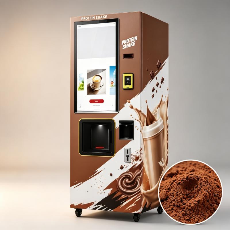 自動業務用プロテインシェイク販売機、フレッシュミックスドリン - Nutrition Fitness Gym のレビューと価格