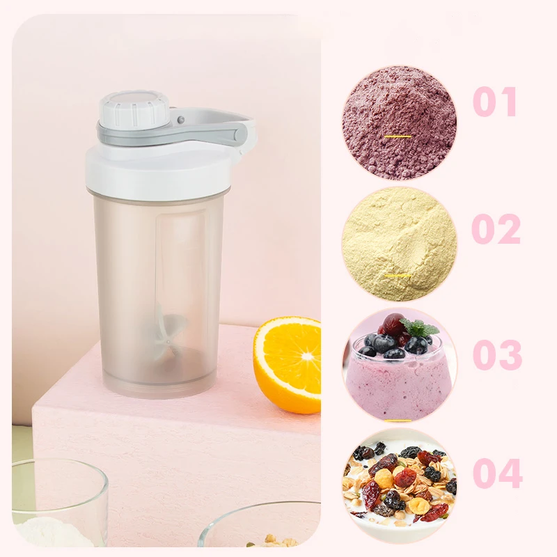 シェイクカップスポーツフィットネスウォーターボトルミルクシェ - Nutrition And Fitness のレビューと価格
