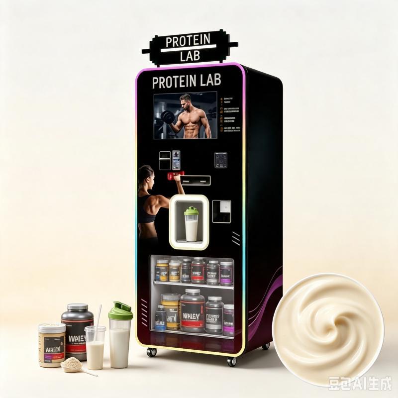 カスタマイズ可能なプロテインシェイク自動販売機、粉末自動投入 - Nutrition Fitness Equipment のレビューと価格